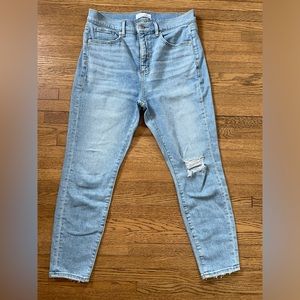 LOFT high waist skinny jeans, petite size 10 or 30
